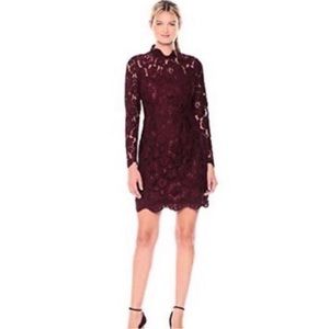 🩵2/$20 MIX & MATCH♥️Ambiance Long Sleeve Burgundy Garnet Wine Maroon Lace Dress